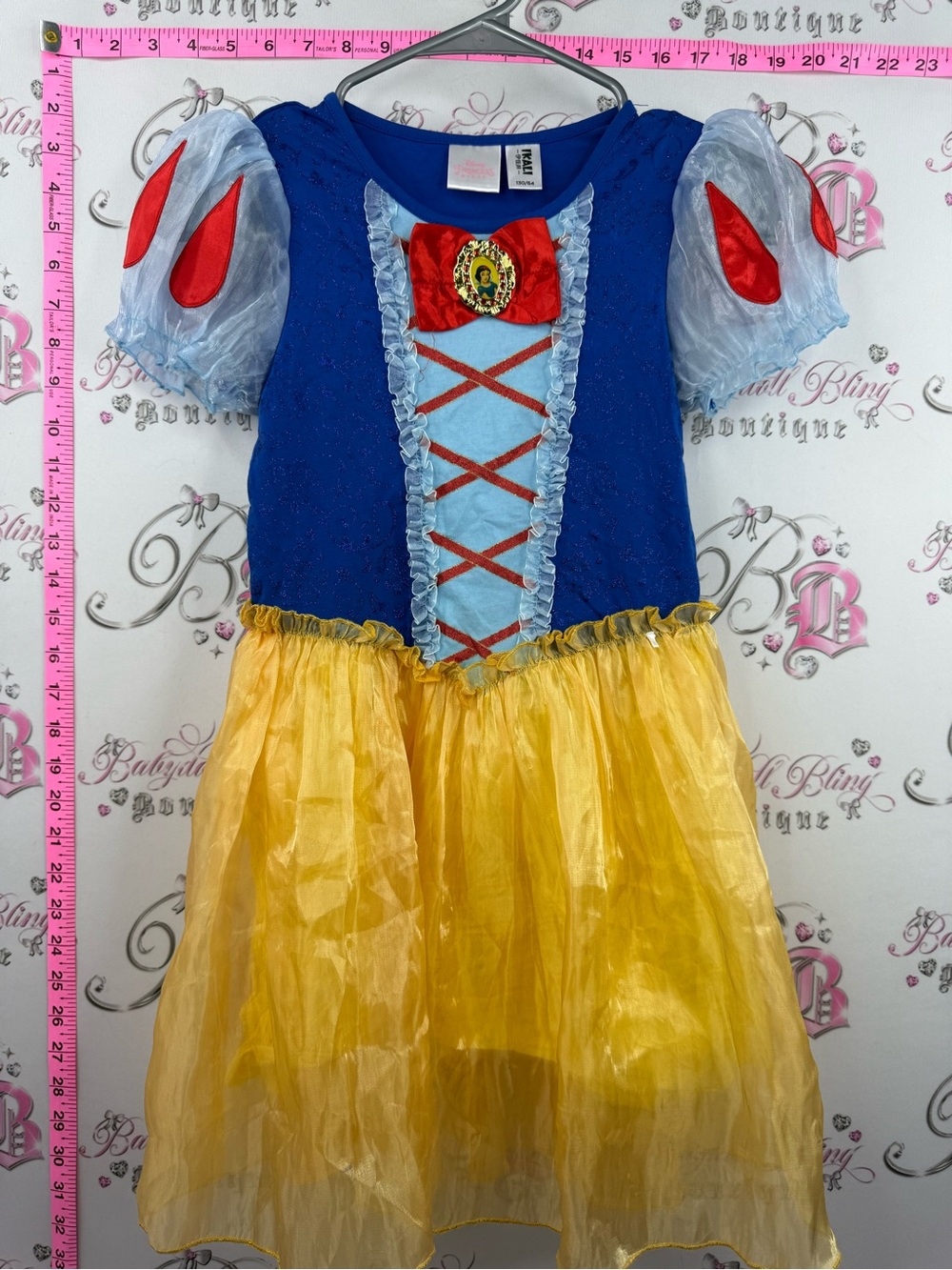 Disney Snow White dress dress up Halloween Princess Costume Blue, Red & Yellow